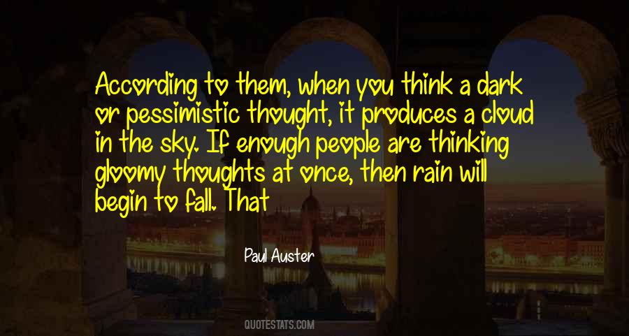 Rain Cloud Quotes #412934