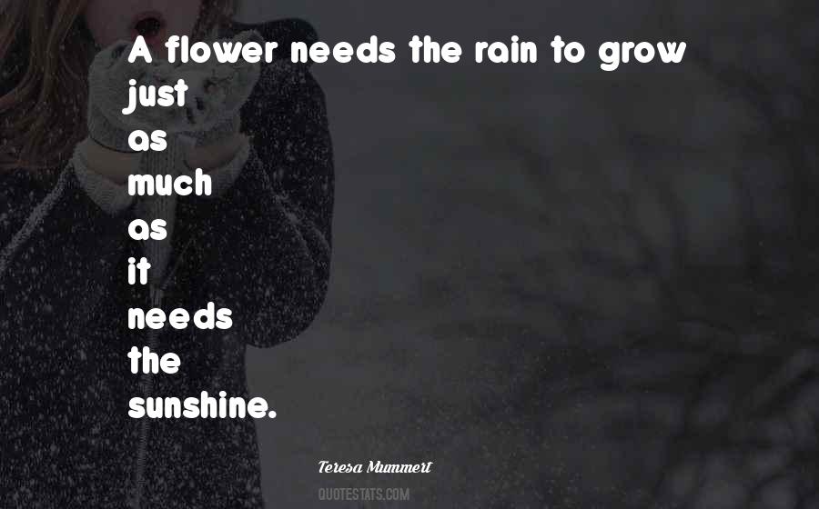 Rain Flower Quotes #1746254