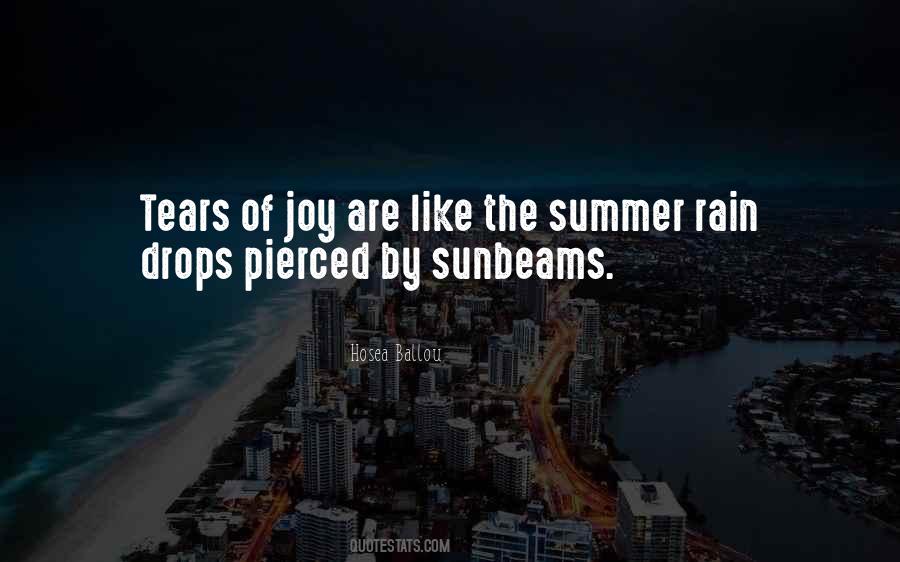 Rain In The Summer Quotes #1417423