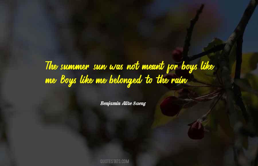 Rain In The Summer Quotes #156348