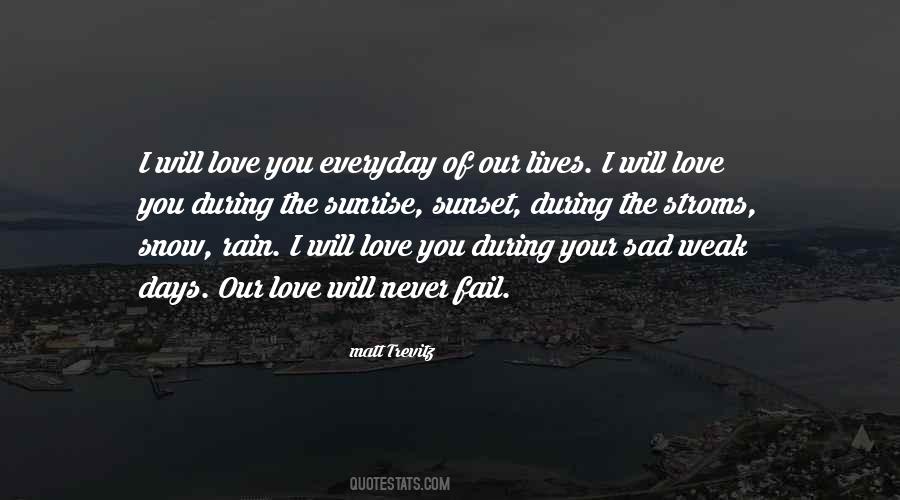 Rain Sad Love Quotes #841910