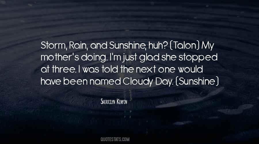 Rain Storm Quotes #303974