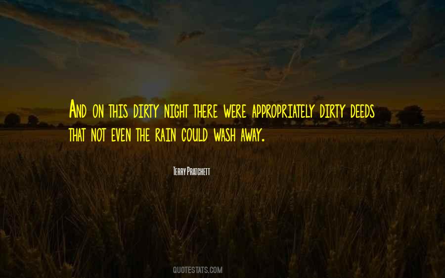 Rain Wash Away Quotes #965307