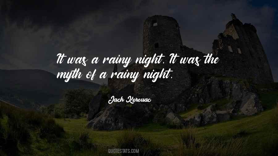 Rainy Night Quotes #455126