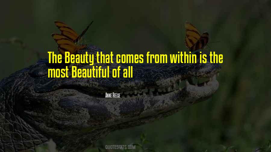 Quotes About Beauty From Within #130651