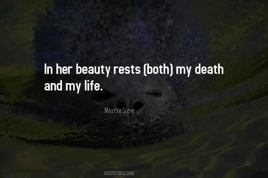 Quotes About Beauty In Death #1311779