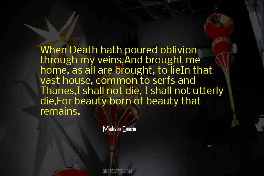 Quotes About Beauty In Death #391388