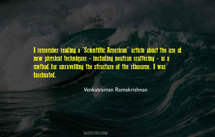 Ramakrishnan Quotes #281949