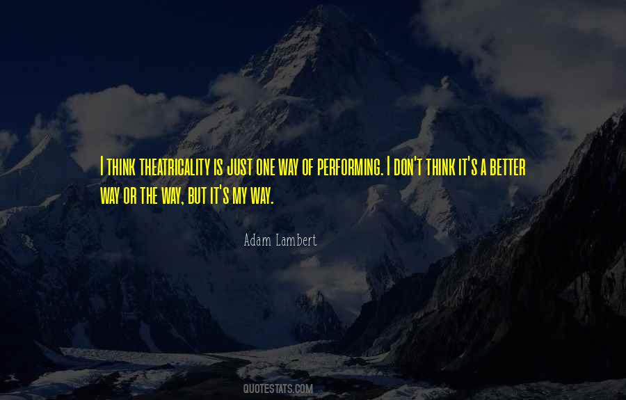 Quotes About Adam Lambert #215637