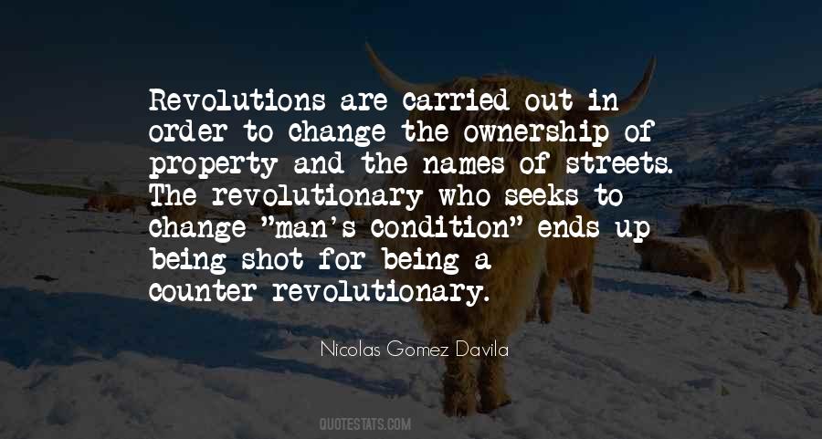 Quotes About Being Revolutionary #1240288