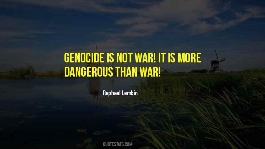Raphael Lemkin Genocide Quotes #452352
