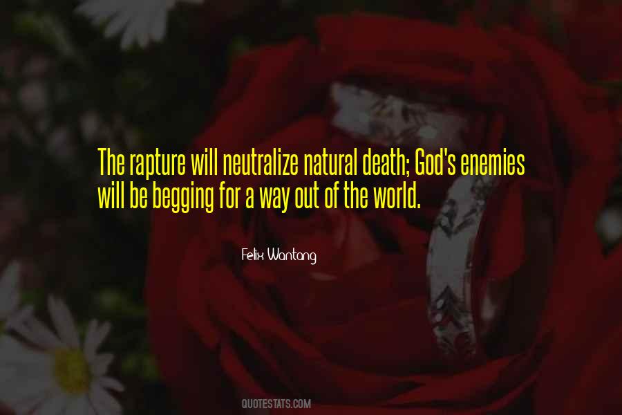 Rapture In Death Quotes #3968