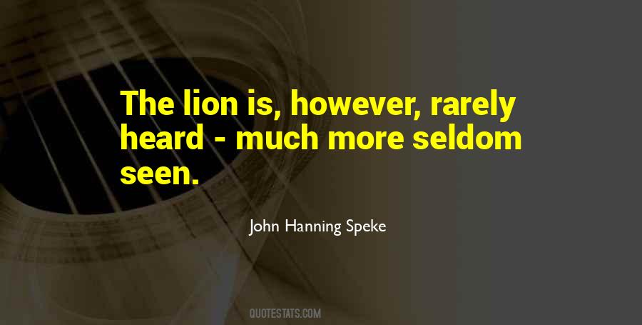 Rarely Seen Quotes #527862