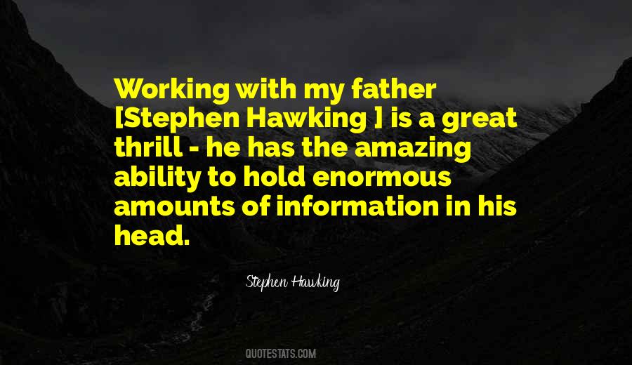 Quotes About Stephen Hawking #13481