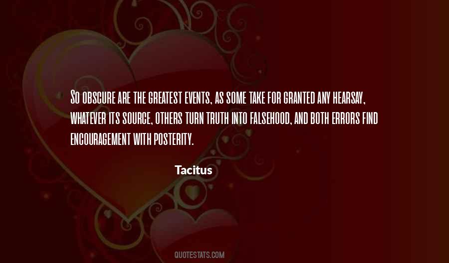 Quotes About Tacitus #782298