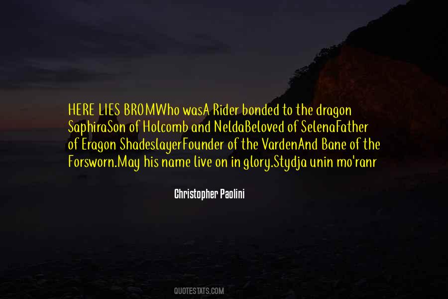 Quotes About Christopher Paolini #420819