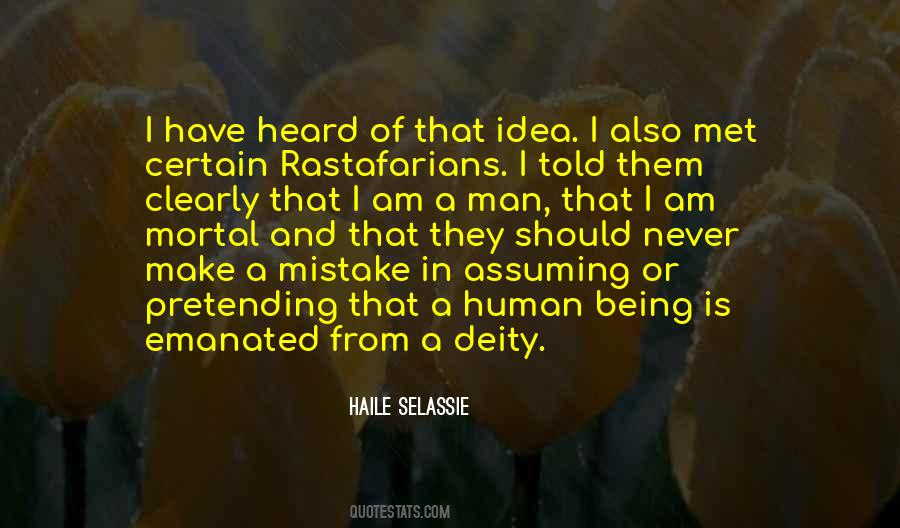 Quotes About Haile Selassie #1671327