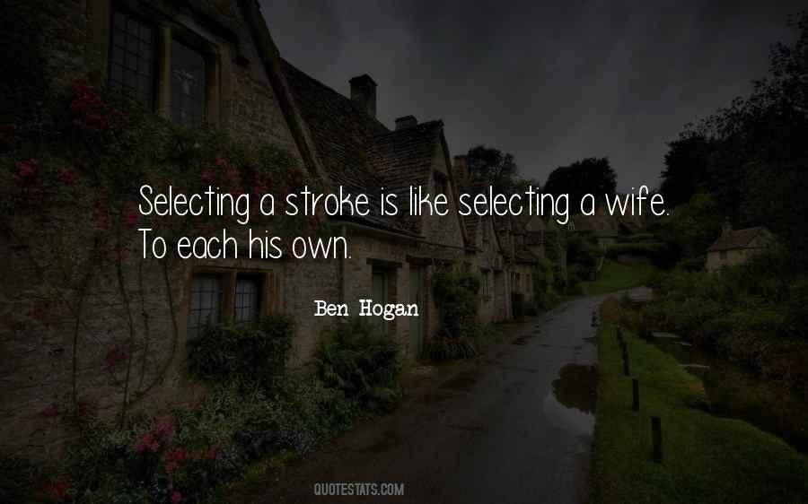 Quotes About Ben Hogan #1879364