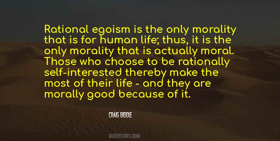 Rational Egoism Quotes #48741