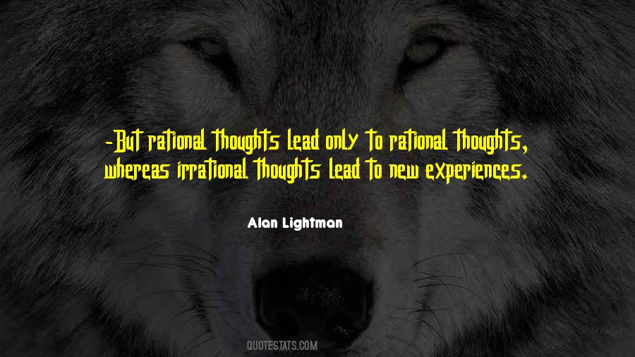 Rational Thoughts Quotes #1202366