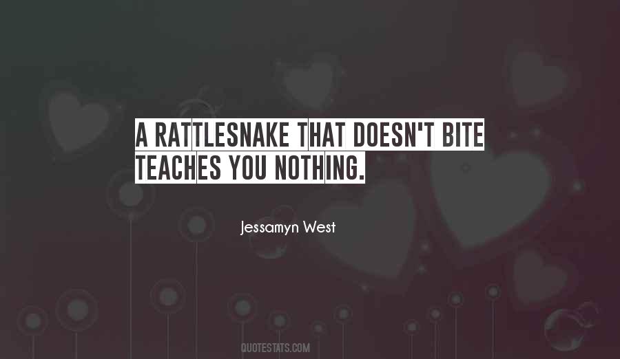 Rattlesnake Quotes #124217