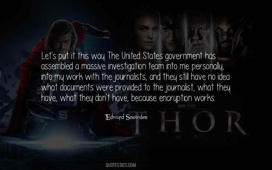 Quotes About Edward Snowden #688330