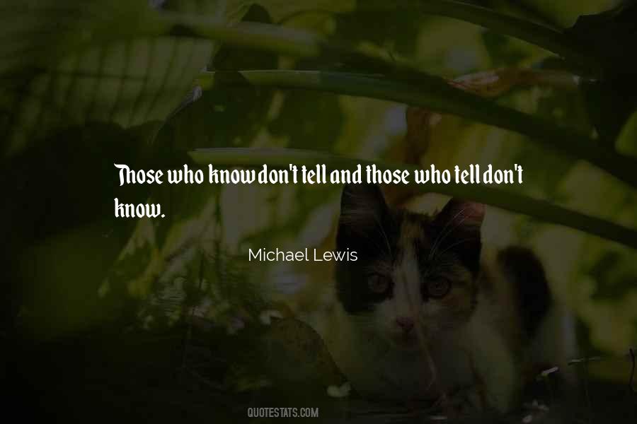 Quotes About Michael Lewis #261175