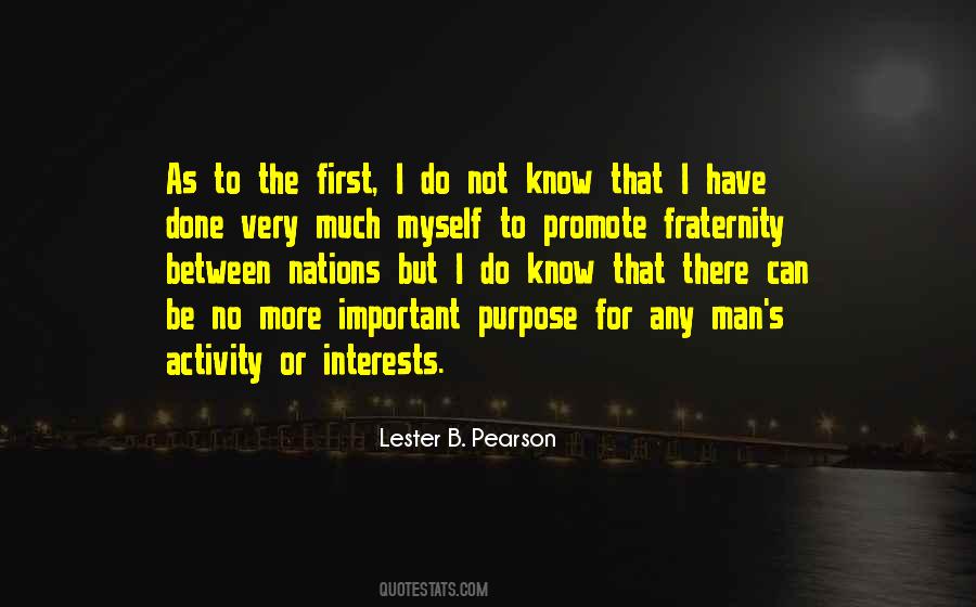 Quotes About Lester B Pearson #852238