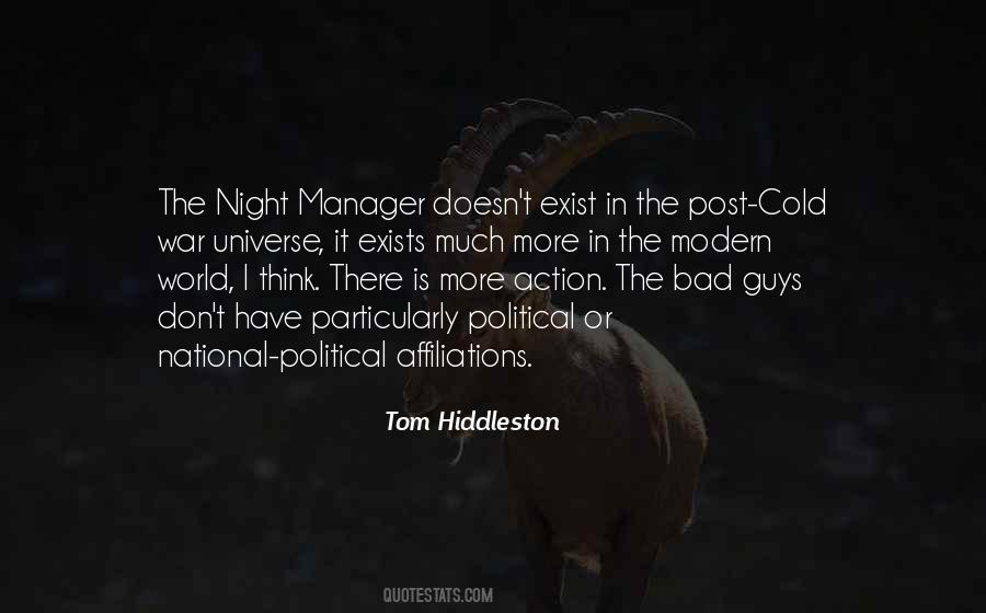Quotes About Tom Hiddleston #38540