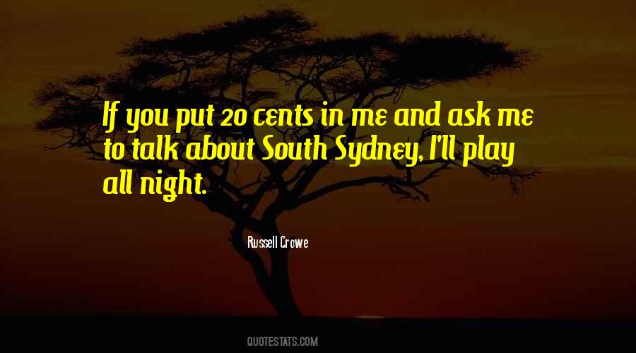 Quotes About Sydney #1724750