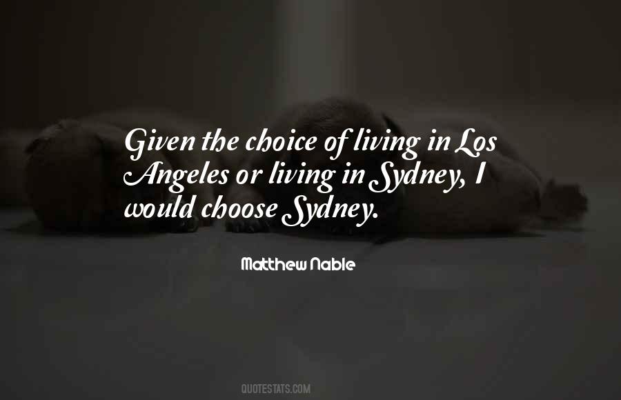 Quotes About Sydney #1743073