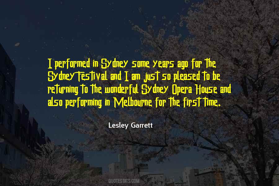 Quotes About Sydney #1792608