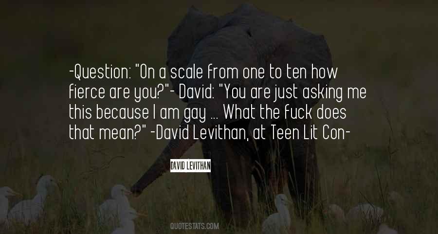 Quotes About David Levithan #1352144
