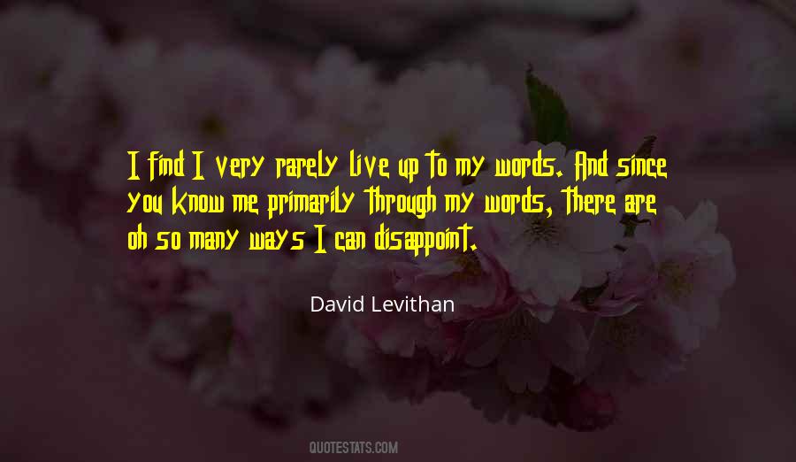 Quotes About David Levithan #62397