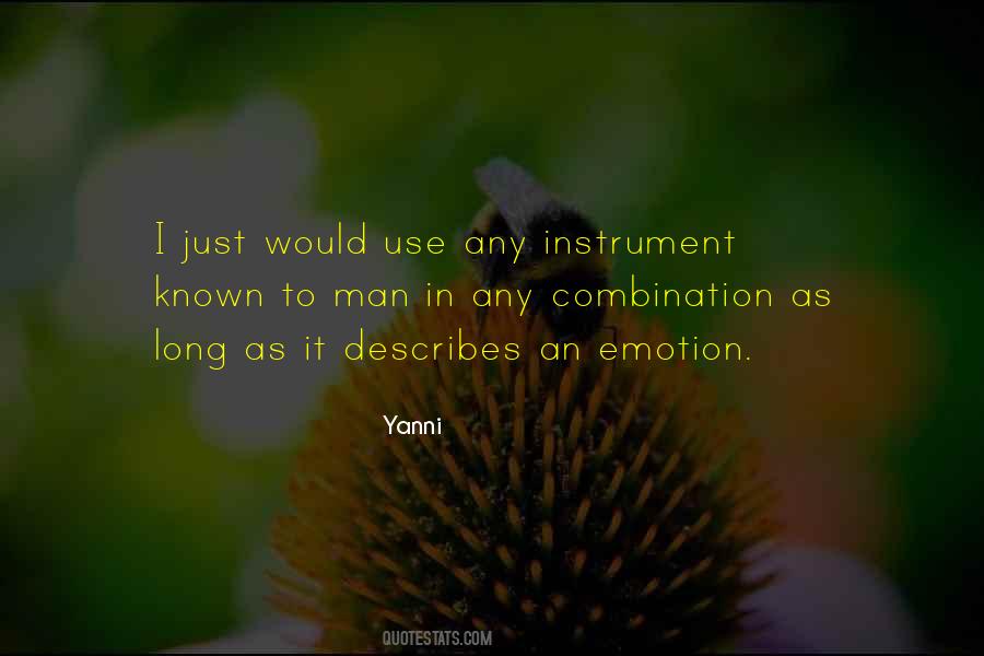 Quotes About Yanni #329253