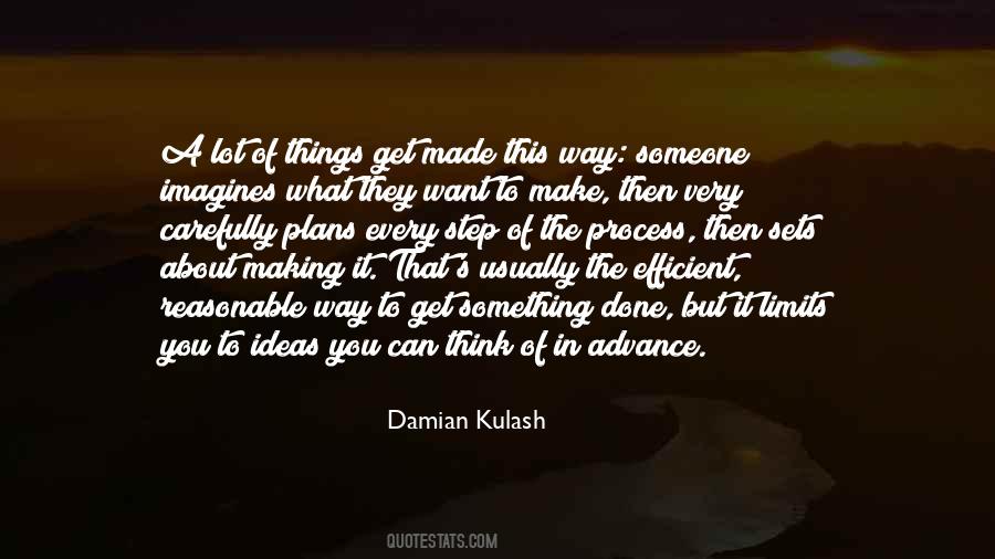 Quotes About Advance Thinking #1768838