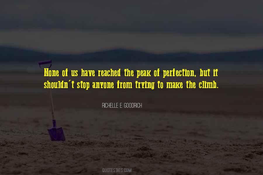 Reaching The Peak Quotes #822013