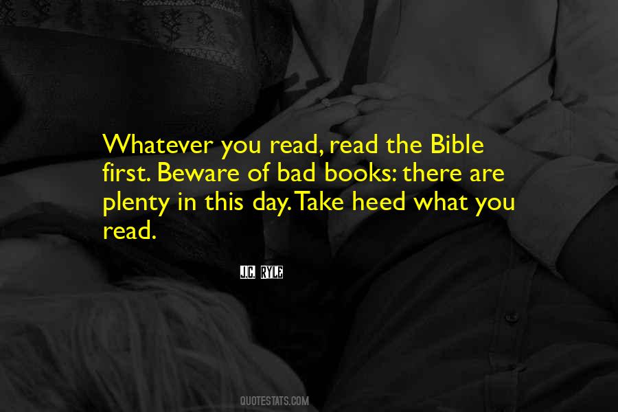 Read The Bible Quotes #1402778