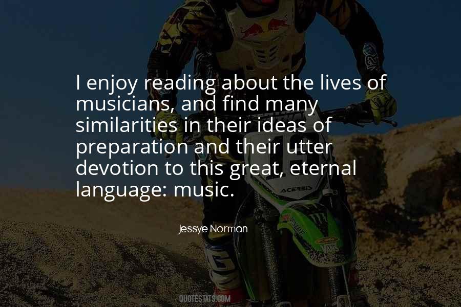 Reading And Music Quotes #1043894