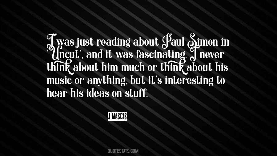 Reading And Music Quotes #1473118