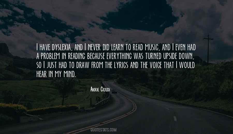 Reading And Music Quotes #781250