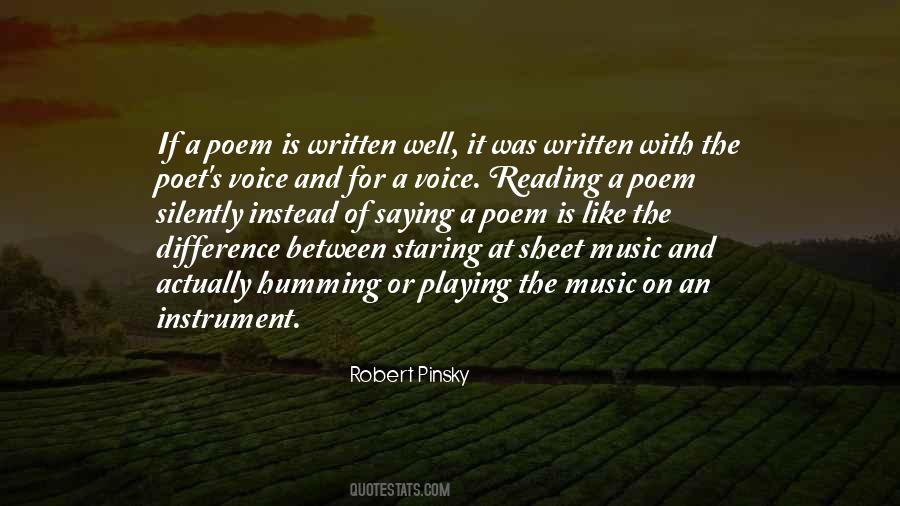 Reading And Music Quotes #871398