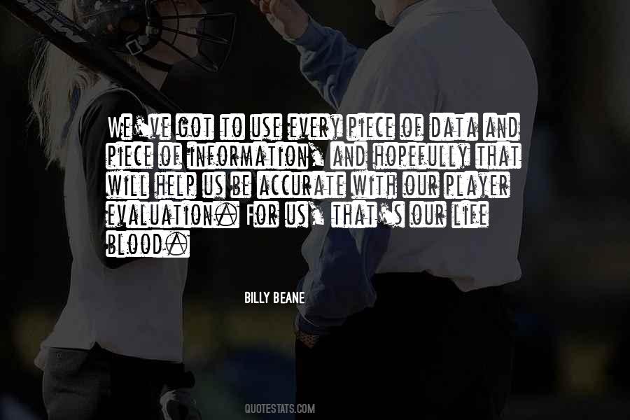 Quotes About Billy Beane #477704