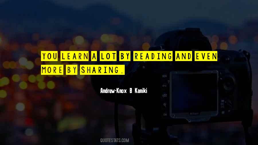 Reading And Teaching Quotes #1772121