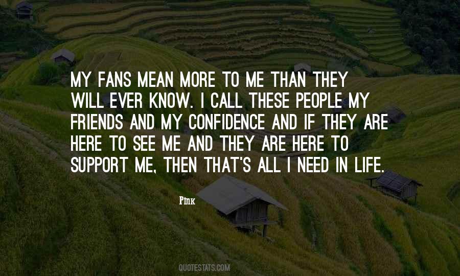 Quotes About Support From Friends #216243