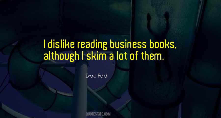 Reading Business Books Quotes #1576307