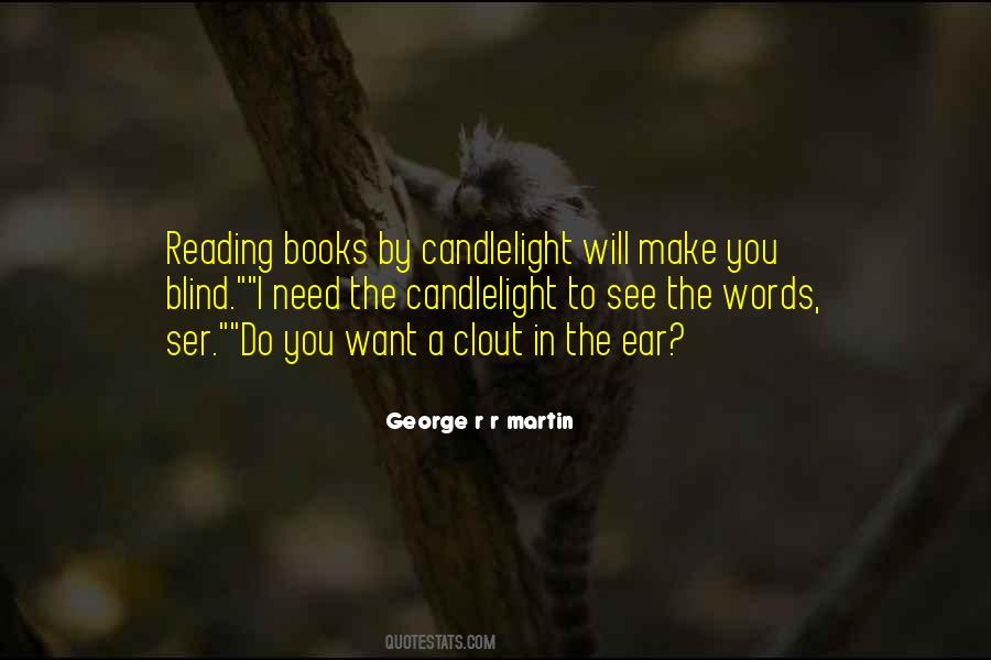Reading By Candlelight Quotes #495422