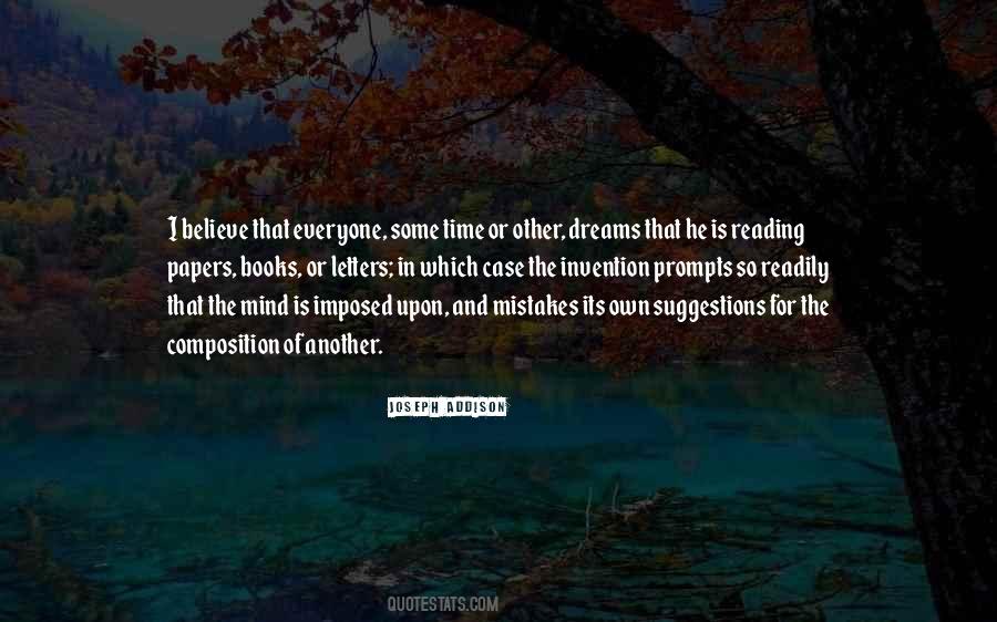 Reading Dreams Quotes #1217388