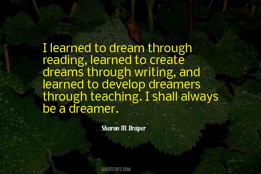 Reading Dreams Quotes #1421987