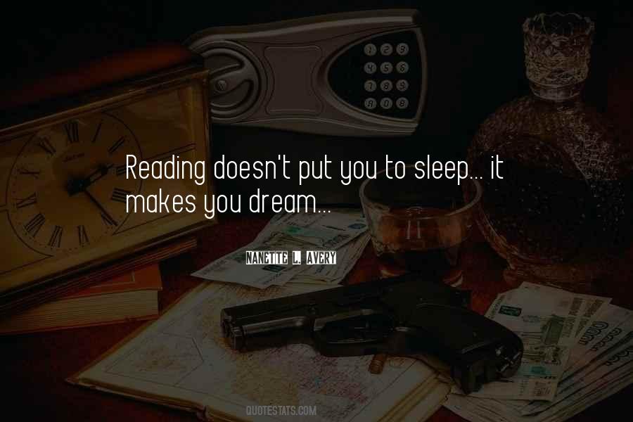 Reading Dreams Quotes #795040